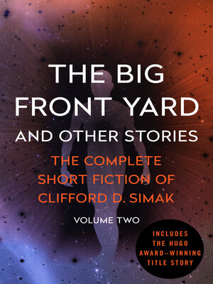 cover image of The Big Front Yard and Other Stories